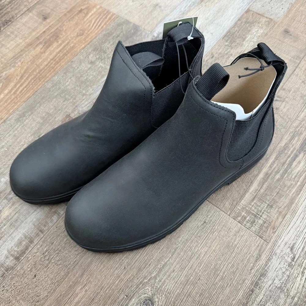 Men's Huxley Chelsea Boots - Goodfellow & Co™ Black 12 - Picture 6 of 8